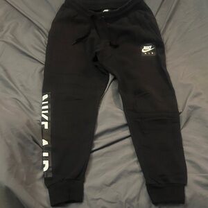 Nike Black Joggers with White Logo